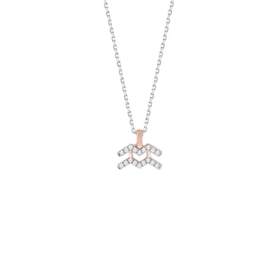 Necklace Salvini Woman in White Gold Diamante 0.05 Ct 20108514 - 20108514